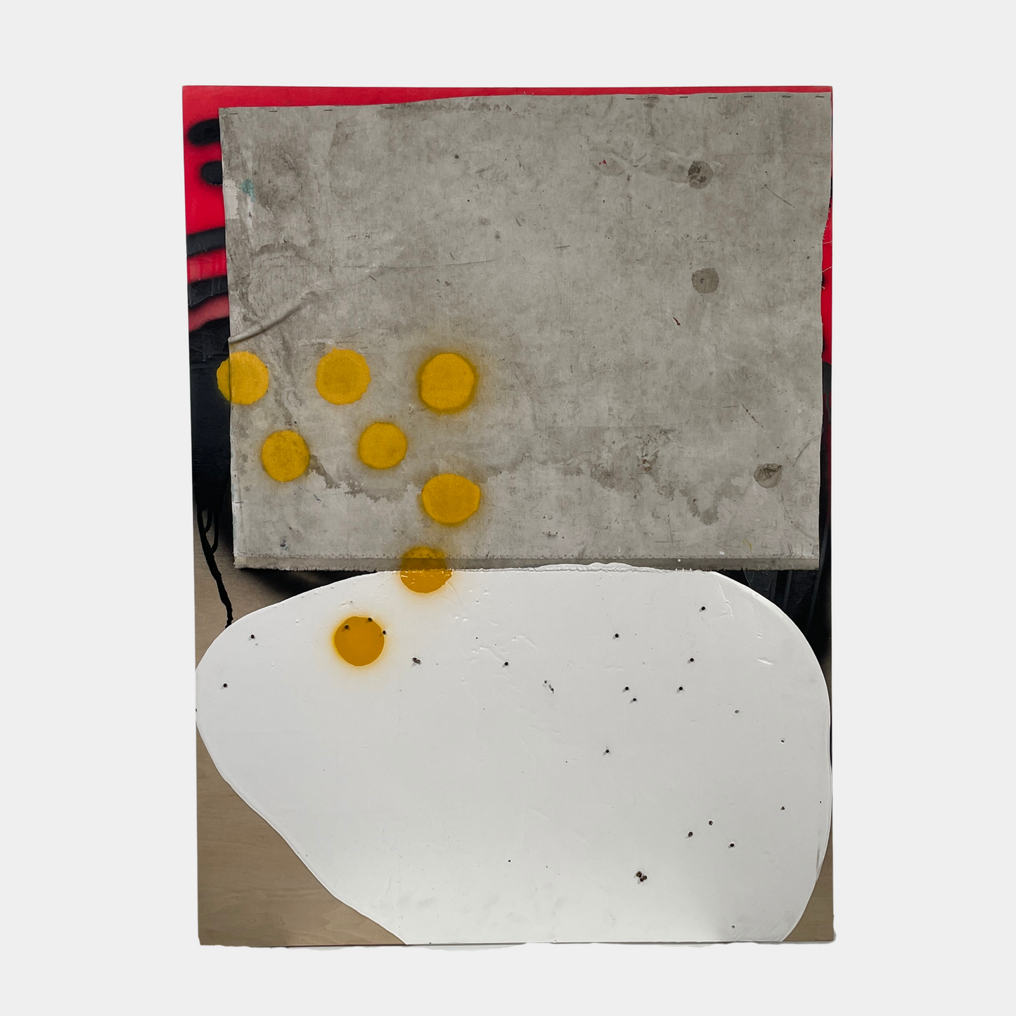 Allison Caesar, Peinture diptyque en techniques mixtes : Avant notre rencontre