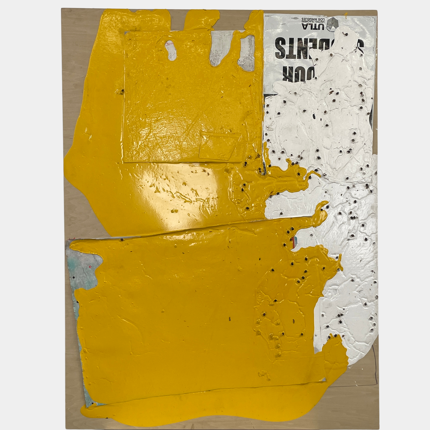 Allison Caesar, Peinture diptyque en techniques mixtes : Avant notre rencontre