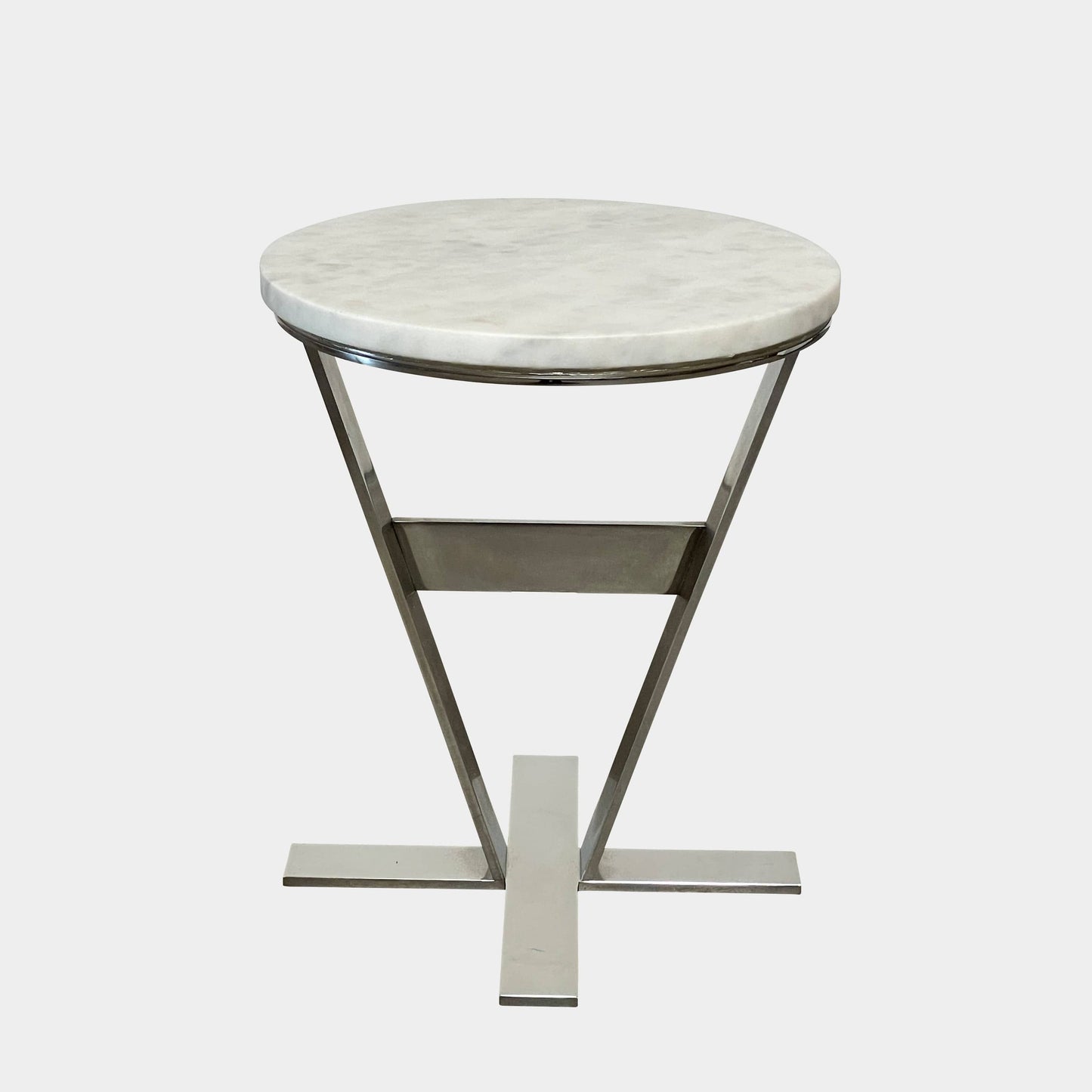 Table d'appoint avec plateau en marbre