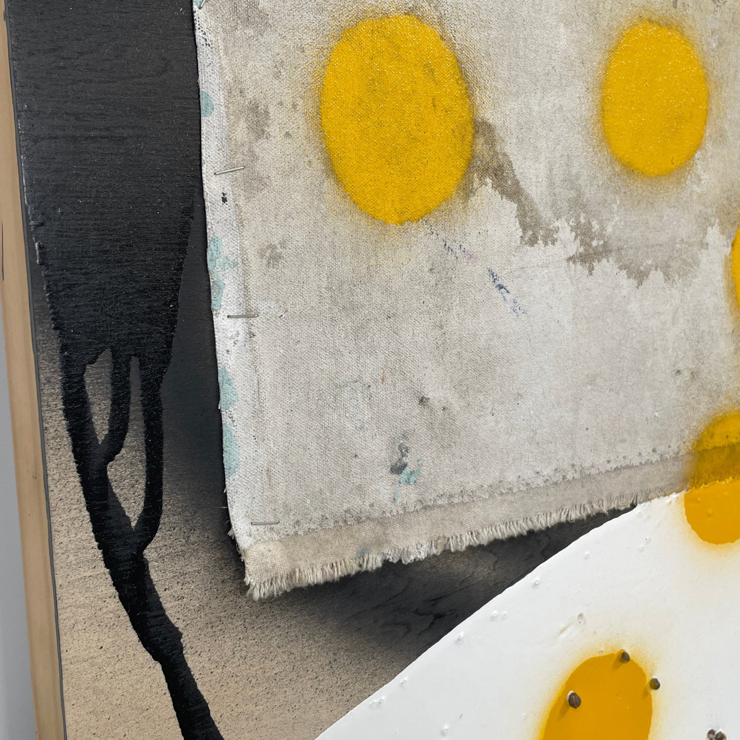 Allison Caesar, Peinture diptyque en techniques mixtes : Avant notre rencontre