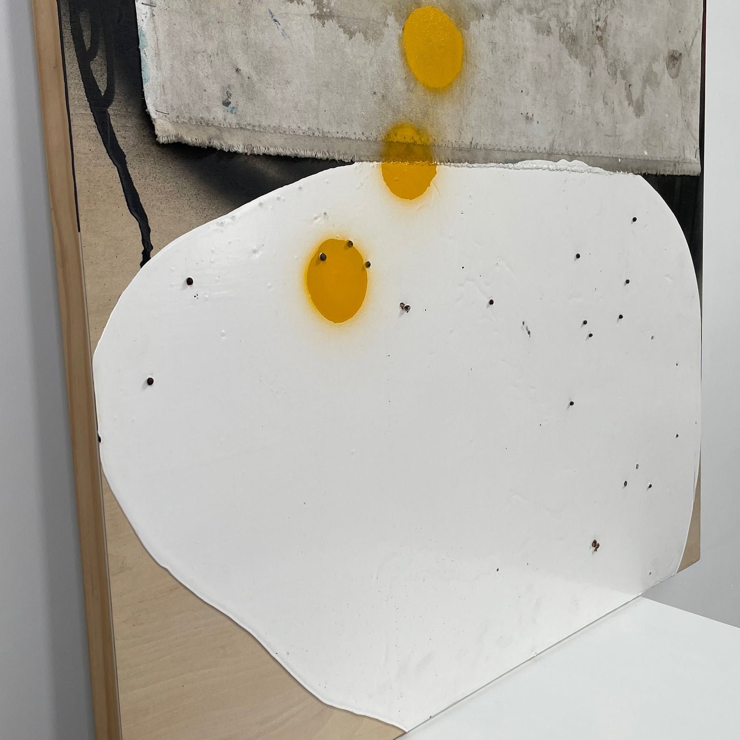Allison Caesar, Peinture diptyque en techniques mixtes : Avant notre rencontre
